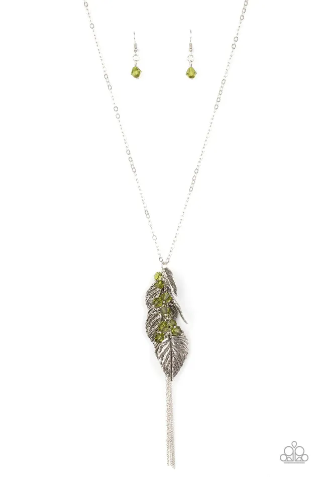 Paparazzi Jewelry Necklaces Paparazzi Necklace I BeLEAF Green