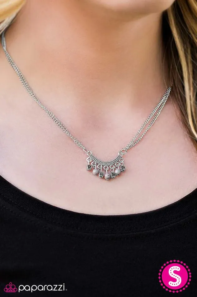 Paparazzi Jewelry Necklaces Paparazzi Necklace Living In Harmony Silver
