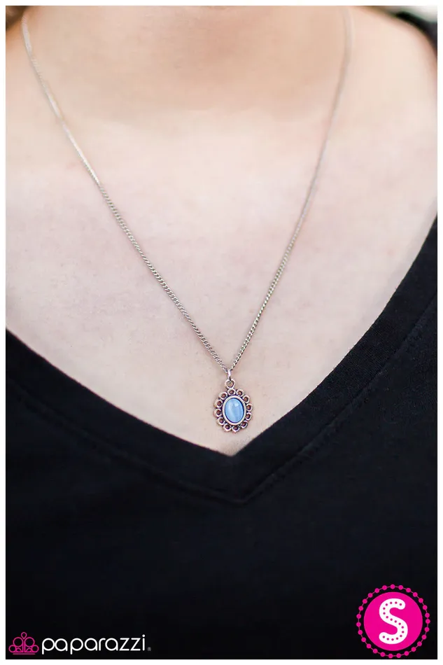 Paparazzi Jewelry Necklaces Paparazzi Necklace Modest Of Them All Blue