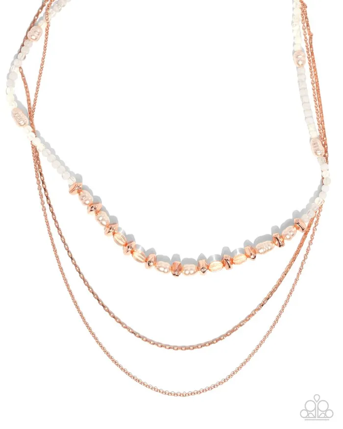 Paparazzi Jewelry Necklaces Paparazzi Necklace Pearl Profession Copper Paparazzi Jewelry Necklaces Paparazzi Necklace Pearl Profession Copper