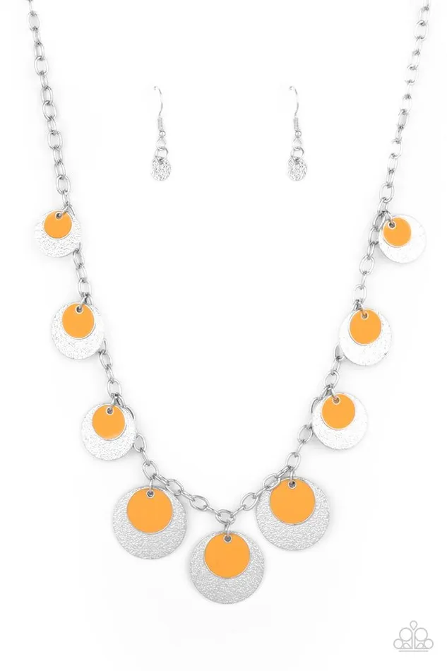 Paparazzi Jewelry Necklaces Paparazzi Necklace The Cosmos Are Calling Orange Paparazzi Jewelry Necklaces Paparazzi Necklace The Cosmos Are Calling Orange