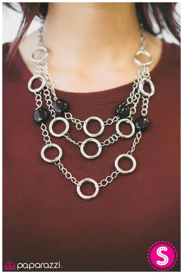 Paparazzi Jewelry Necklaces Paparazzi Necklace The Optimist Black