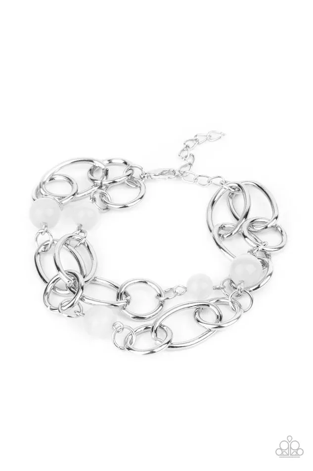 Paparazzi Jewelry Paparazzi Bracelet Delightfully Daydreamy White Bracelets Paparazzi Jewelry Paparazzi Bracelet Delightfully Daydreamy White Bracelets