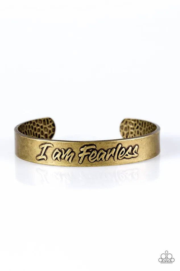 Paparazzi Jewelry Paparazzi Bracelet I Am Fearless Brass Bracelets