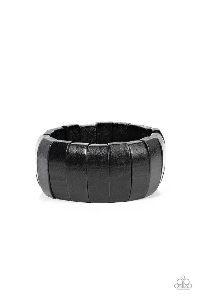 Paparazzi Jewelry Paparazzi Bracelet Island Grind Black Bracelets Paparazzi Jewelry Paparazzi Bracelet Island Grind Black Bracelets