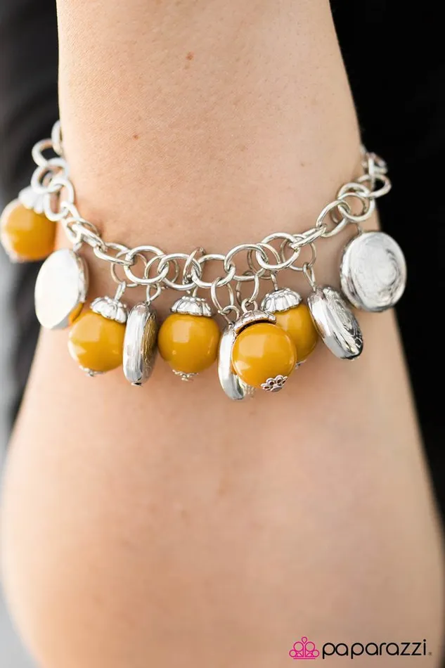 Paparazzi Jewelry Paparazzi Bracelet Something Old Something New Yellow Bracelets