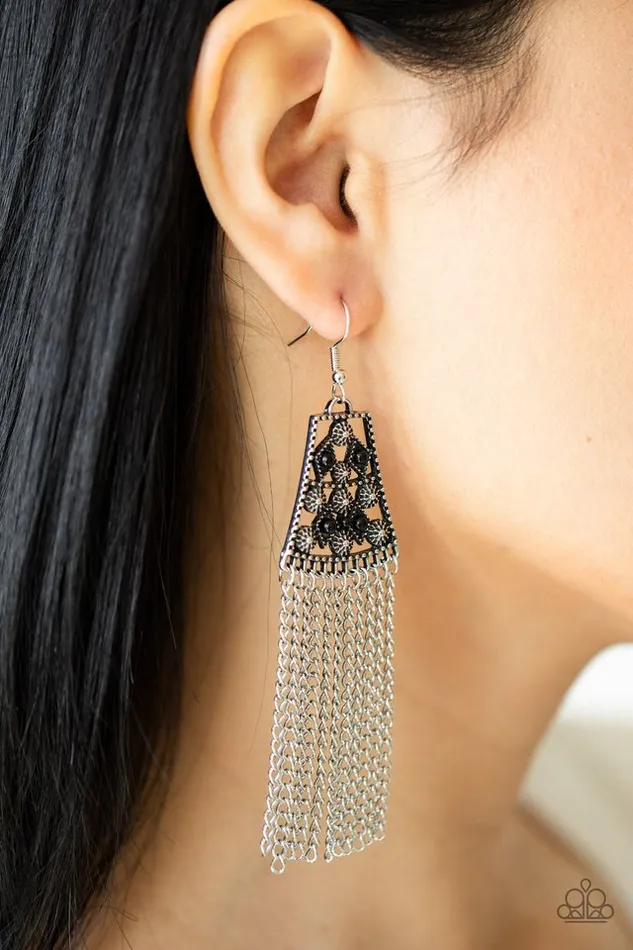 Paparazzi Jewelry Paparazzi Earring Cleopatras Allure Black Earrings