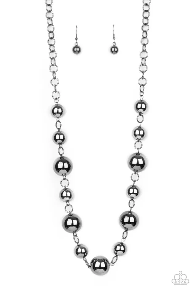 Paparazzi Jewelry Paparazzi Necklace Commanding Composure Black Necklaces Paparazzi Jewelry Paparazzi Necklace Commanding Composure Black Necklaces
