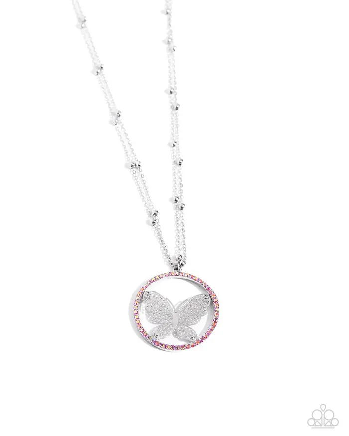 Paparazzi Jewelry Paparazzi Necklace Festive Flight Pink Necklaces Paparazzi Jewelry Paparazzi Necklace Festive Flight Pink Necklaces