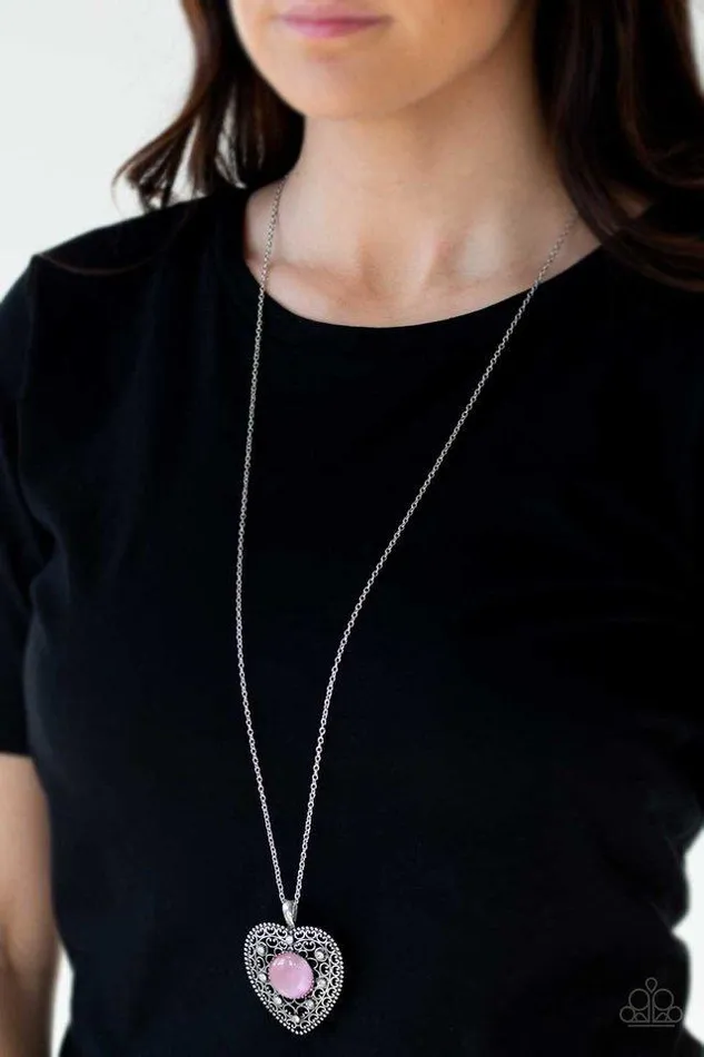 Paparazzi Jewelry Paparazzi Necklace One Heart Pink Necklaces