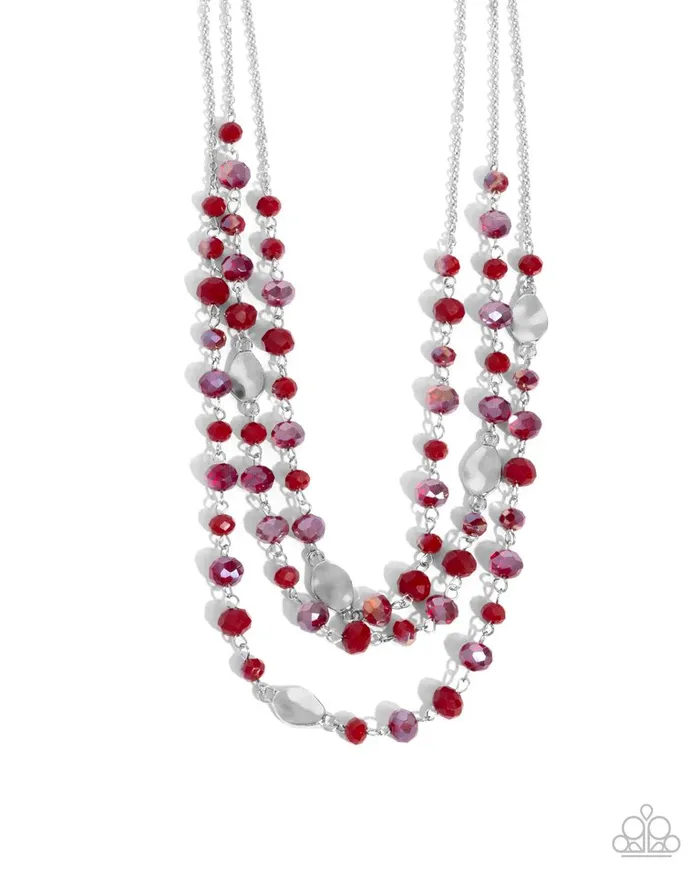 Paparazzi Jewelry Paparazzi Necklace Radiantly Rich Red Necklaces Paparazzi Jewelry Paparazzi Necklace Radiantly Rich Red Necklaces