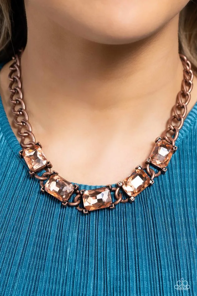 Paparazzi Jewelry Paparazzi Necklace Radiating Review Copper Necklaces