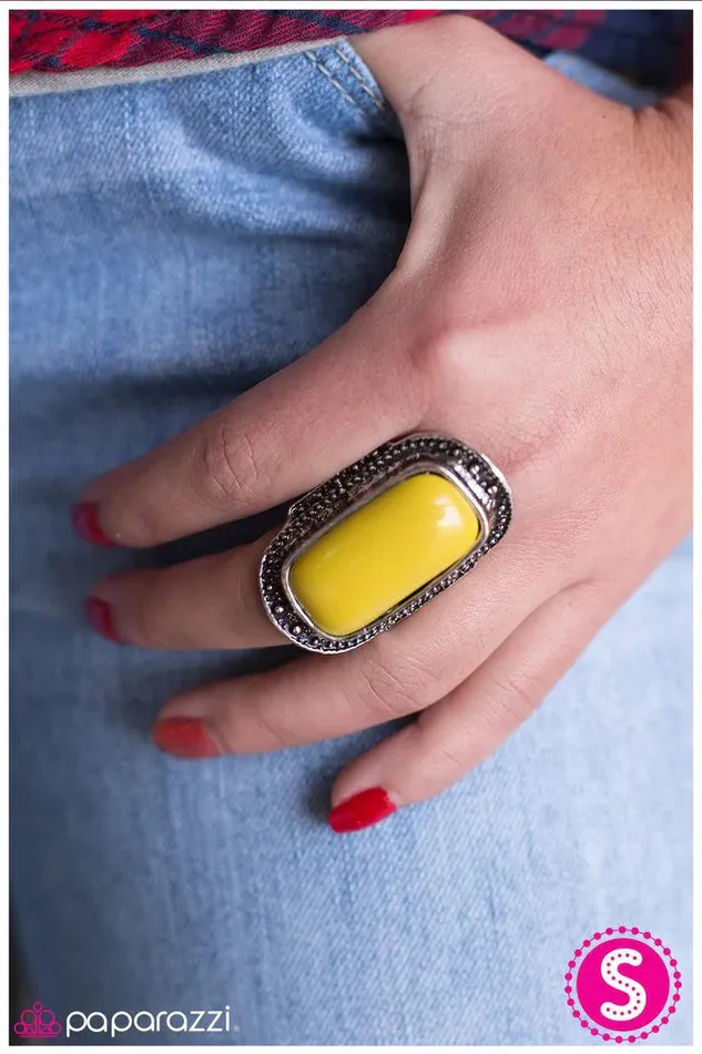 Paparazzi Jewelry Paparazzi Ring If I May Be So Bold Yellow Rings
