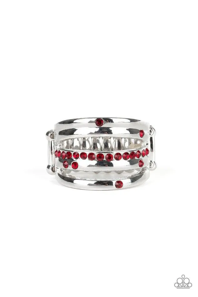 Paparazzi Jewelry Paparazzi Ring Make A SHEEN Red Rings