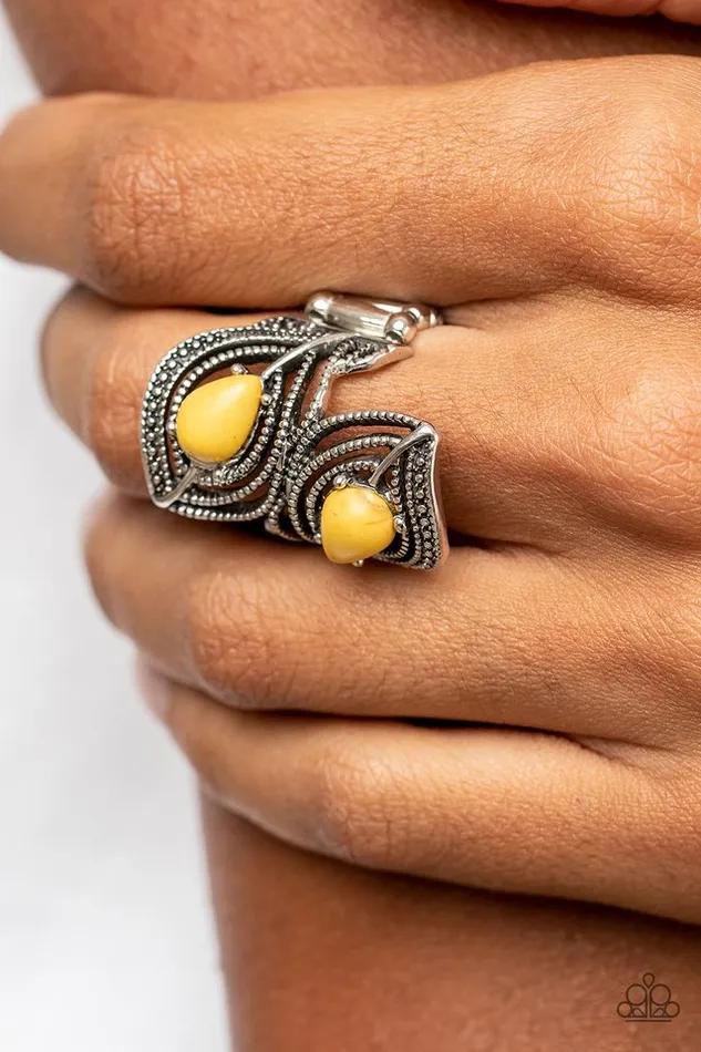 Paparazzi Jewelry Paparazzi Ring Mesa Mystique Yellow Rings