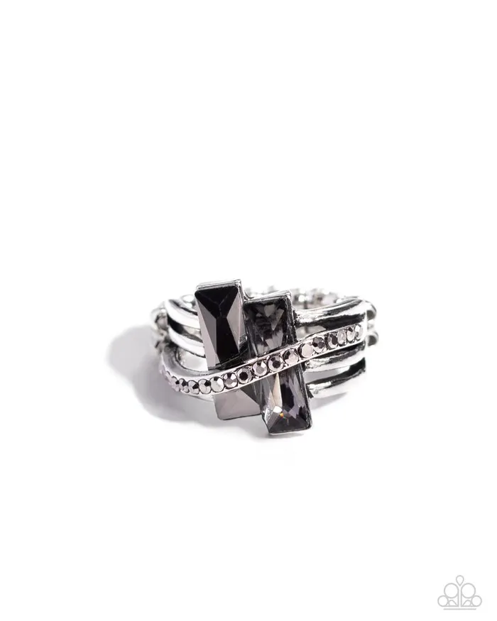 Paparazzi Jewelry Rings Paparazzi Ring Dueling Difference Silver Paparazzi Jewelry Rings Paparazzi Ring Dueling Difference Silver