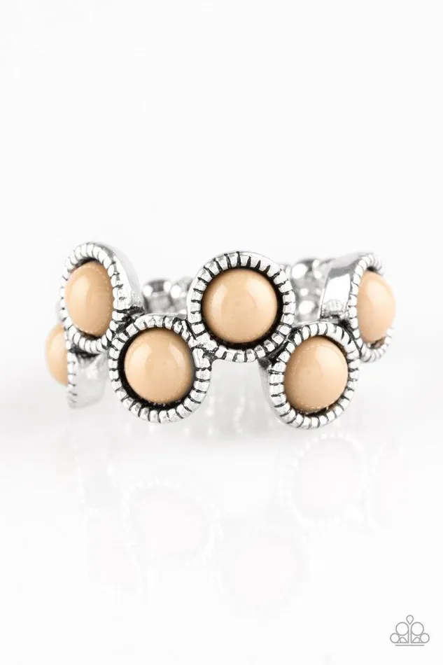 Paparazzi Jewelry Rings Paparazzi Ring Foxy Fabulous Brown