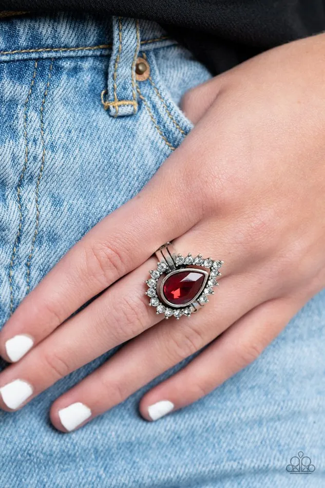 Paparazzi Jewelry Rings Paparazzi Ring Make Your TRADEMARK Red