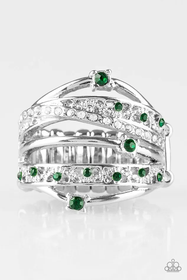 Paparazzi Jewelry Rings Paparazzi Ring Making The World Sparkle Green Paparazzi Jewelry Rings Paparazzi Ring Making The World Sparkle Green