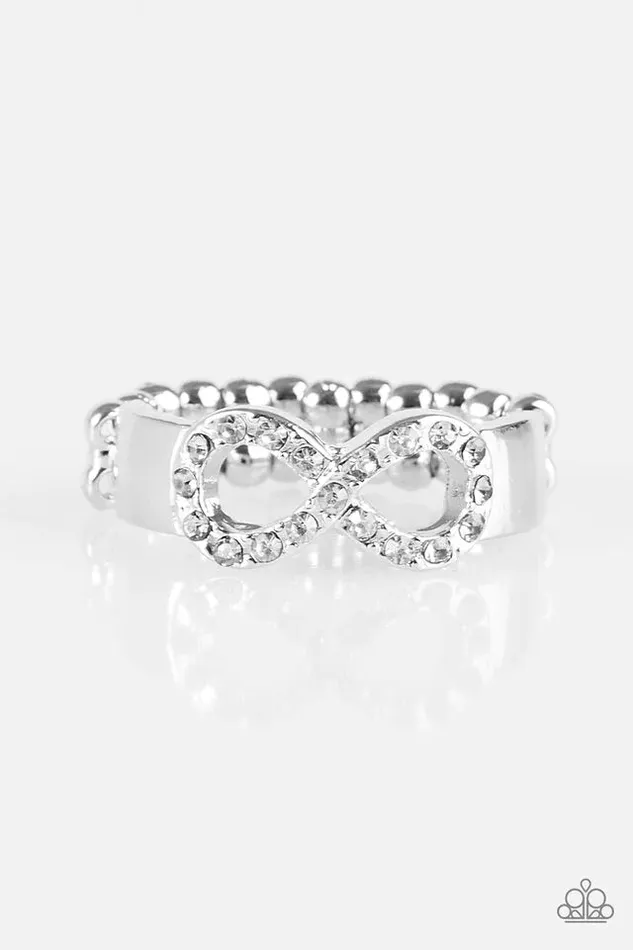 Paparazzi Jewelry Rings Paparazzi Ring Once Upon A TIMELESS White
