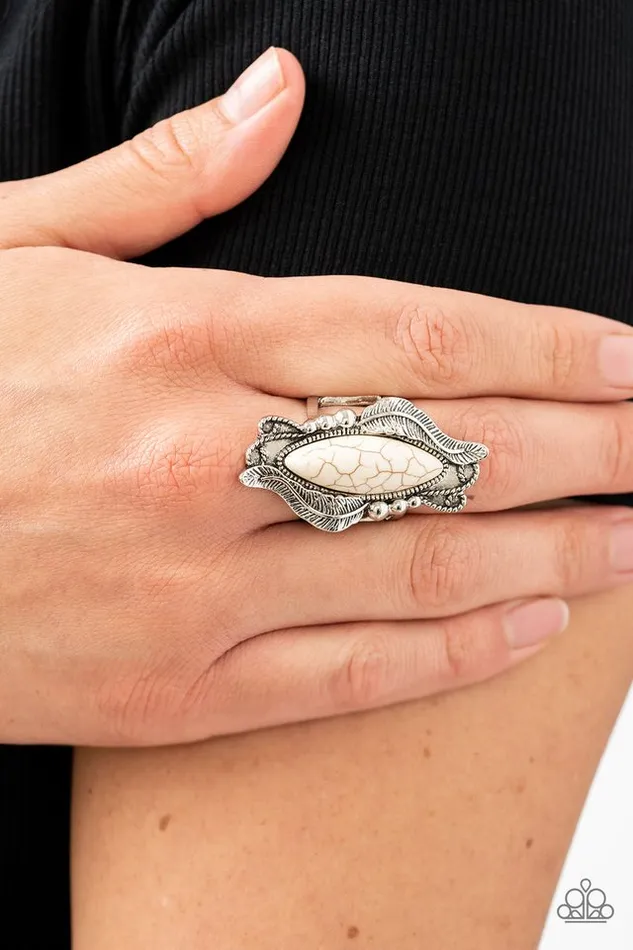 Paparazzi Jewelry Rings Paparazzi Ring Sahara Serendipity White