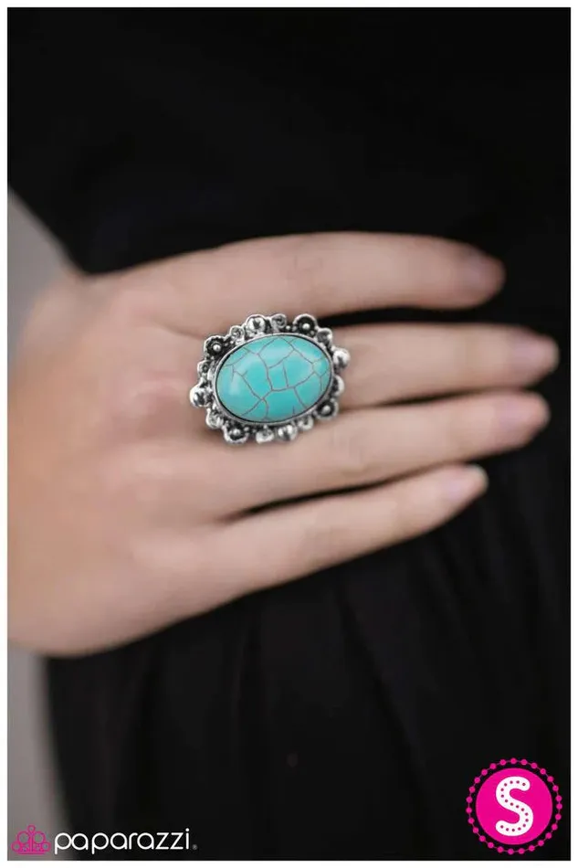 Paparazzi Jewelry Rings Paparazzi Ring Solar Power Blue