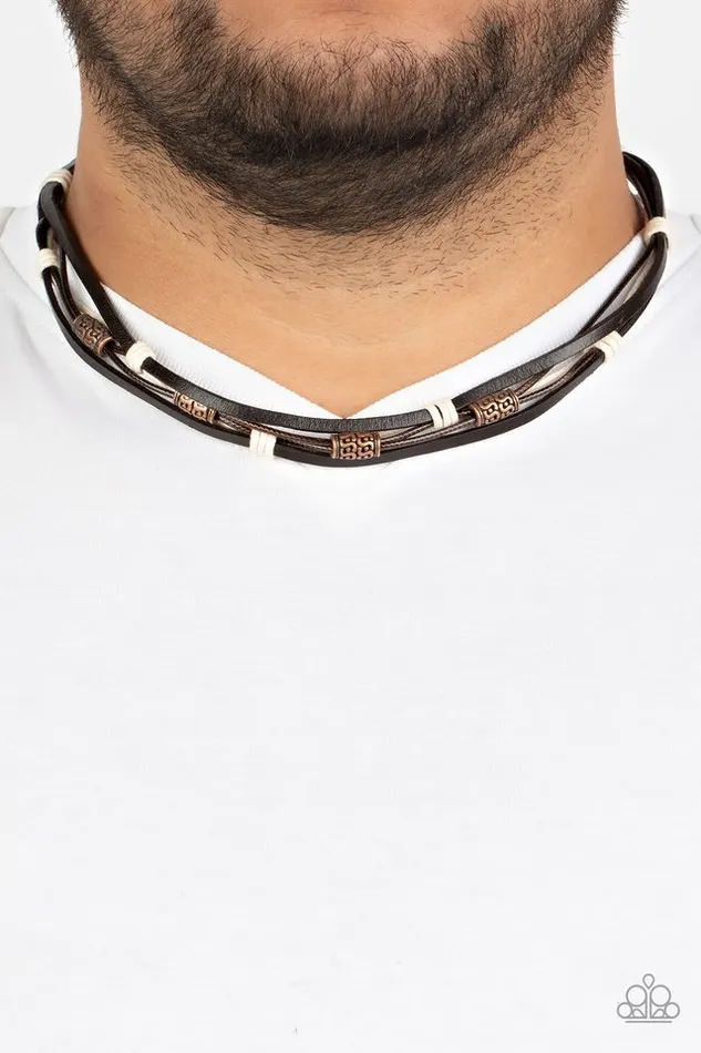 Paparazzi Necklace Backpack Paradise Copper Paparazzi Jewelry Necklaces