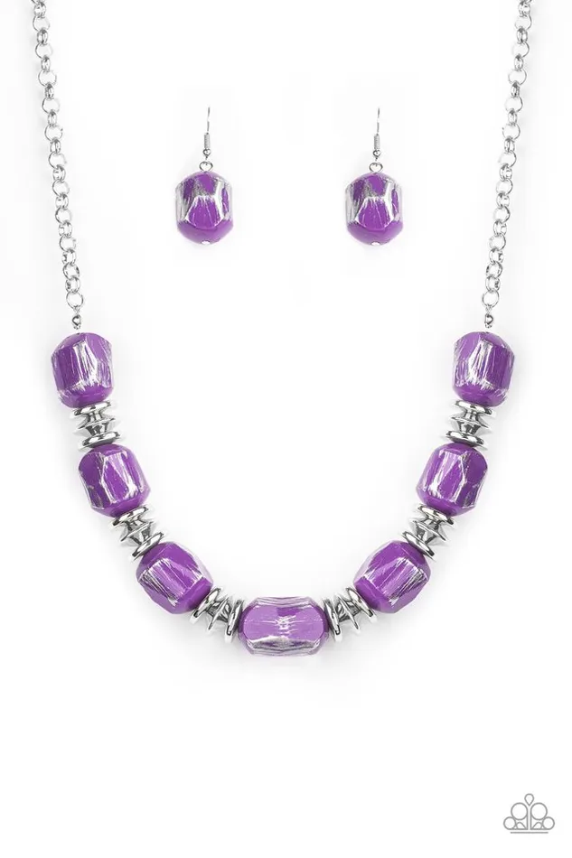 Paparazzi Necklace Girl Grit Purple Paparazzi Jewelry Necklaces Paparazzi Necklace Girl Grit Purple Paparazzi Jewelry Necklaces