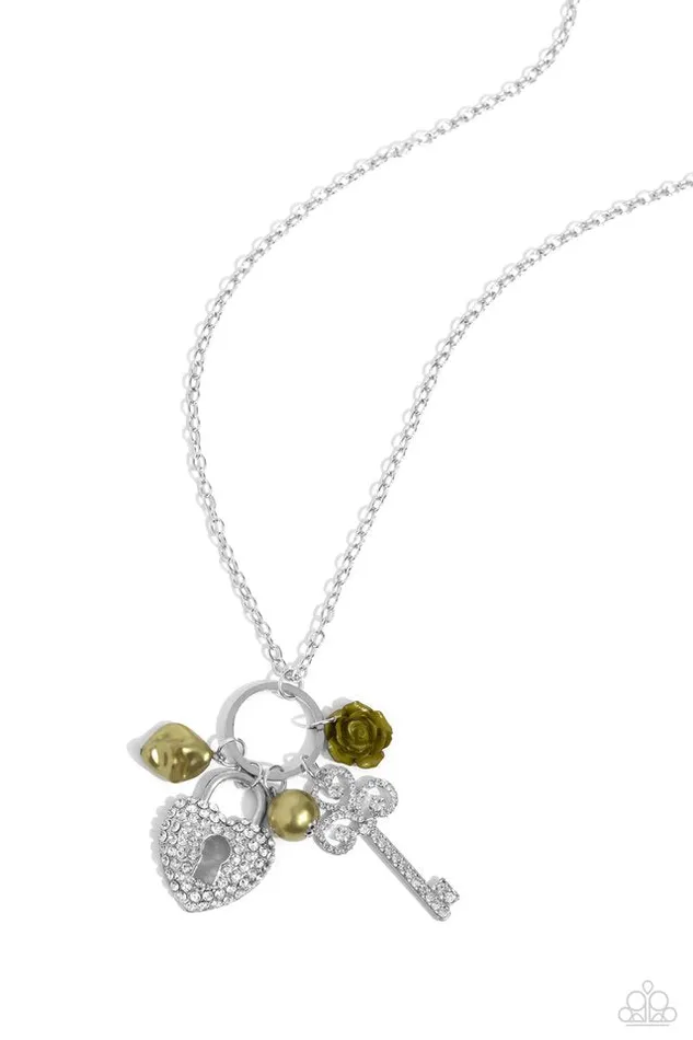 Paparazzi Necklace Girly Gathering Green Paparazzi Jewelry Necklaces Paparazzi Necklace Girly Gathering Green Paparazzi Jewelry Necklaces