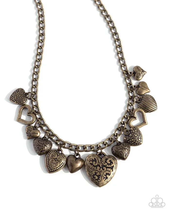 Paparazzi Necklace Heart Hangout Brass Paparazzi Jewelry Necklaces Paparazzi Necklace Heart Hangout Brass Paparazzi Jewelry Necklaces