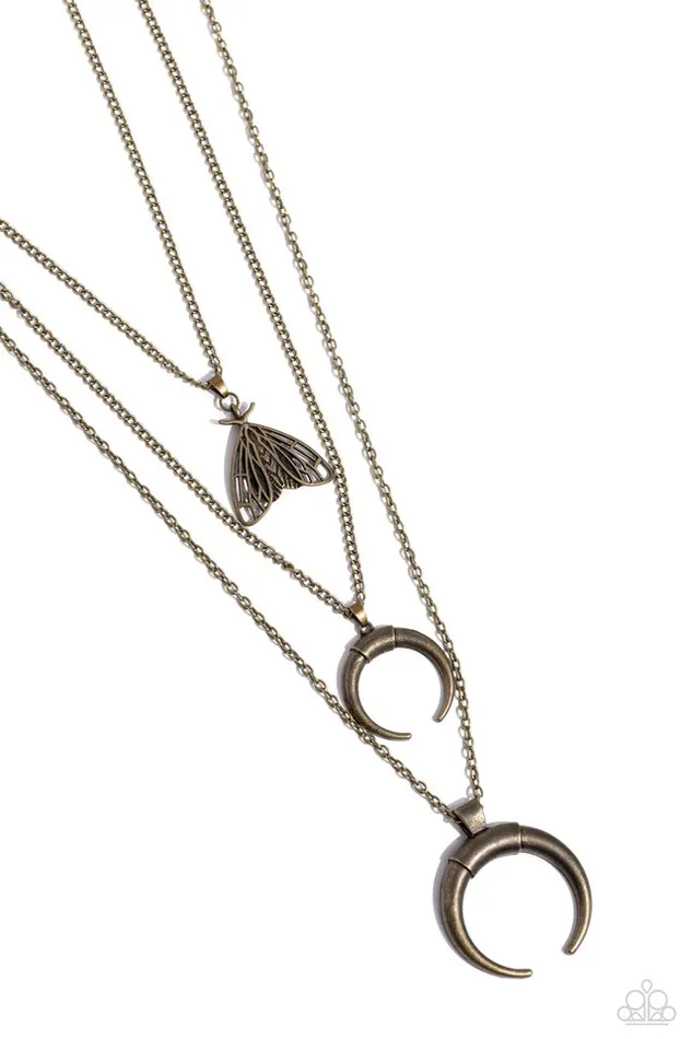 Paparazzi Necklace Moth Medley Brass Paparazzi Jewelry Necklaces Paparazzi Necklace Moth Medley Brass Paparazzi Jewelry Necklaces