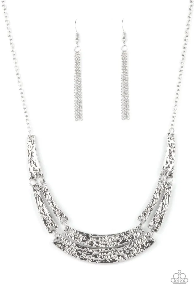 Paparazzi Necklace Stick To The ARTIFACTS Silver Paparazzi Jewelry Necklaces Paparazzi Necklace Stick To The ARTIFACTS Silver Paparazzi Jewelry Necklaces
