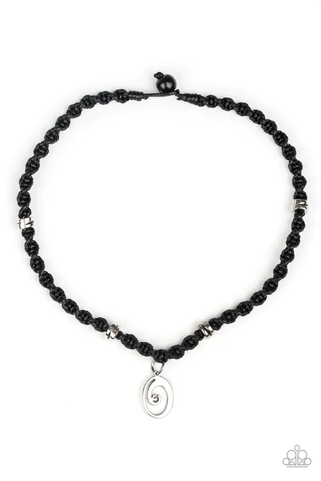 Paparazzi Necklace Surfer Spiral Silver Paparazzi Jewelry Necklaces