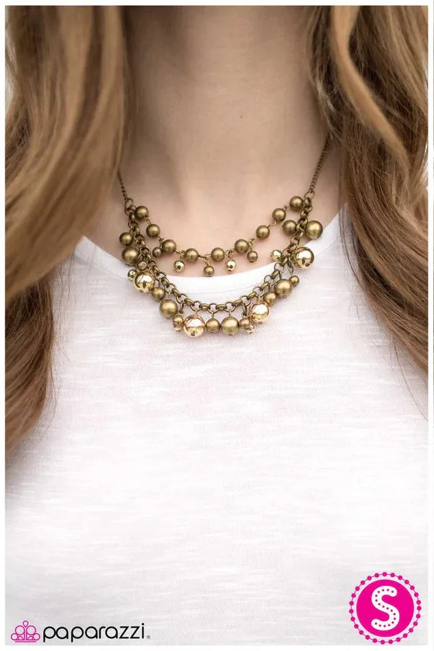 Paparazzi Necklace Surprise Brass Paparazzi Jewelry Necklaces