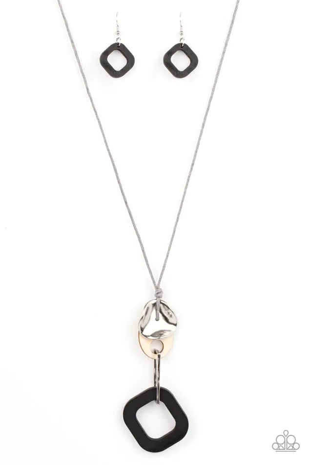 Paparazzi Necklace Top Of The WOOD Chain Black Paparazzi Jewelry Necklaces Paparazzi Necklace Top Of The WOOD Chain Black Paparazzi Jewelry Necklaces