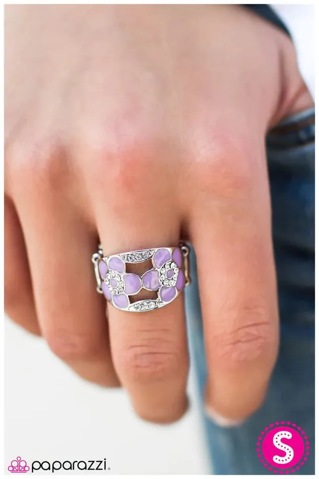 Paparazzi Ring Feels Like Spring Purple Paparazzi Jewelry Rings