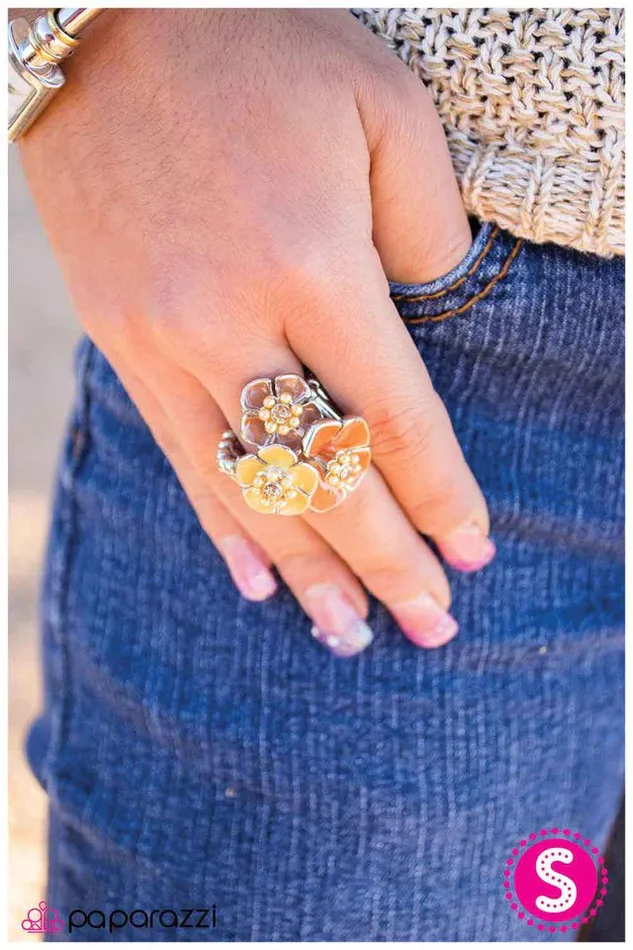 Paparazzi Ring Plenty of Bloom Brown Paparazzi Jewelry Rings