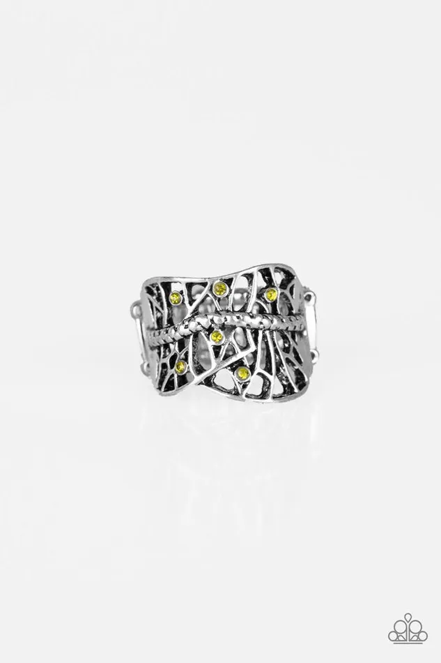 Paparazzi Ring Stage Struck Green Paparazzi Jewelry Rings Paparazzi Ring Stage Struck Green Paparazzi Jewelry Rings