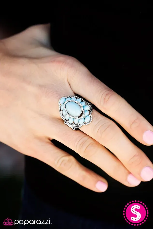 Paparazzi Ring Will You BEAD My Girl Blue Paparazzi Jewelry Rings