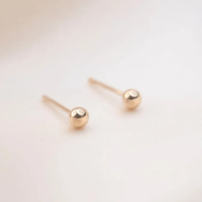 PreStyled Sets TheRoseGypsy Gold Filled Ball Studs