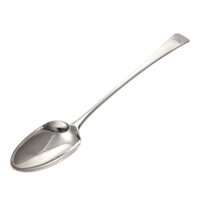 Rings Croghans Estate Engraved Sterling Silver Serving Spoon