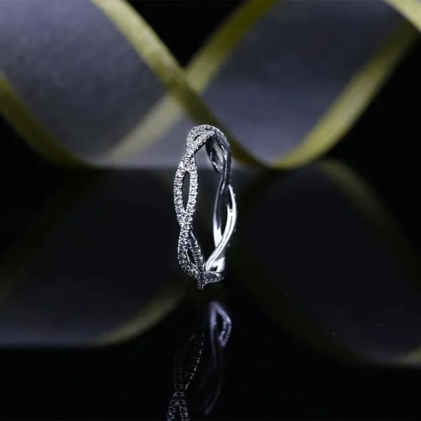 Rings Diamond Eternity band with total 042ct of Round cut Diamonds KR10597A41 Diamond Source NYC