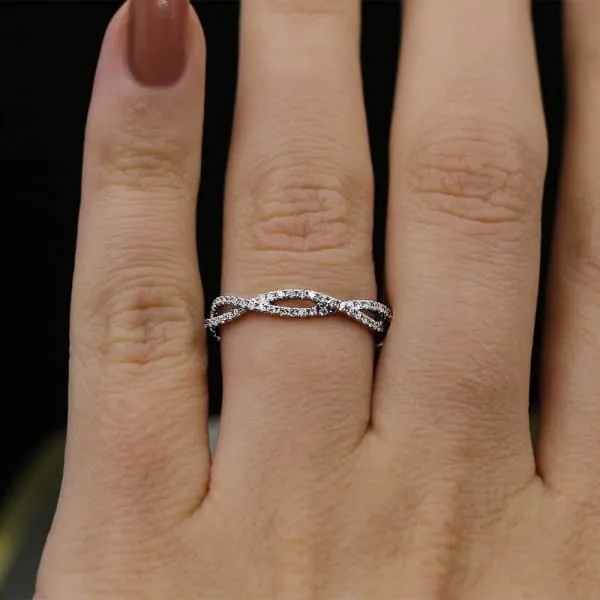 Rings Diamond Eternity band with total 042ct of Round cut Diamonds KR10597A41 Diamond Source NYC