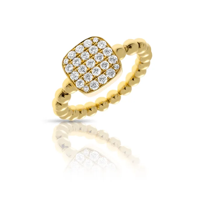 Rings Hulchi Belluni Hulchi Belluni 18K Yellow Gold Diamond Tresore Ring Rings Hulchi Belluni Hulchi Belluni 18K Yellow Gold Diamond Tresore Ring