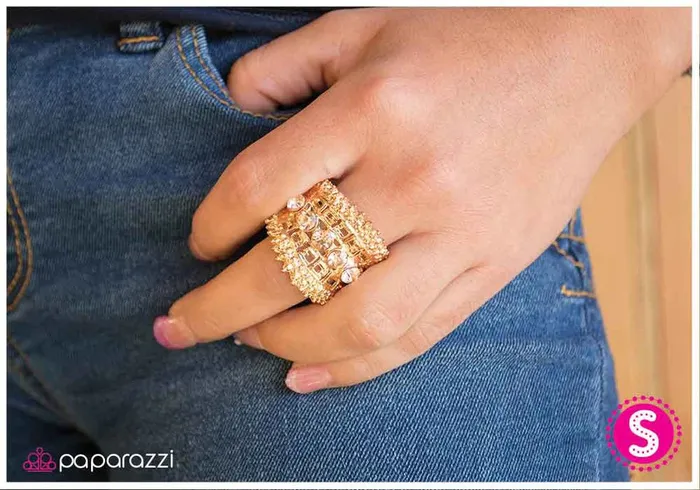 Rings Paparazzi Jewelry Paparazzi Ring Attention Please Gold