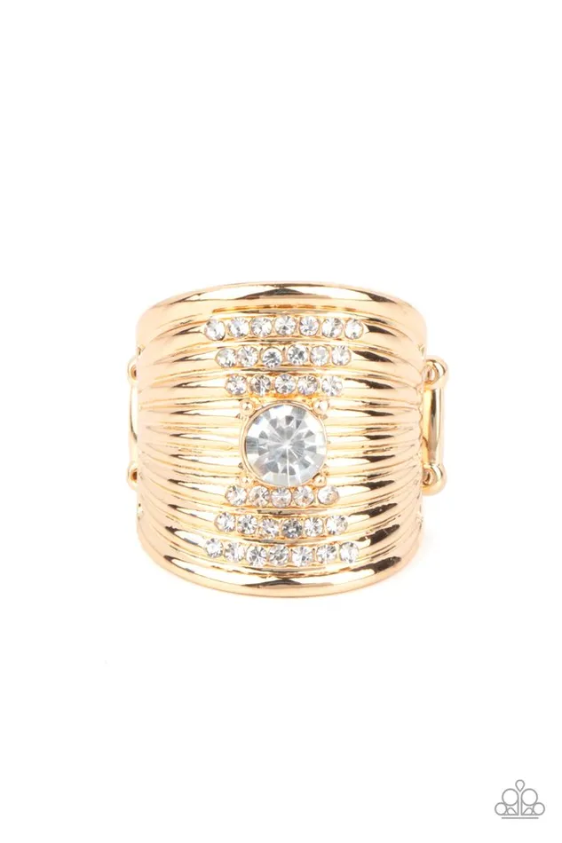 Rings Paparazzi Jewelry Paparazzi Ring Crystal Corsets Gold Rings Paparazzi Jewelry Paparazzi Ring Crystal Corsets Gold