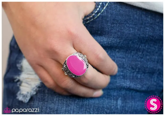 Rings Paparazzi Jewelry Paparazzi Ring Dead Center Pink