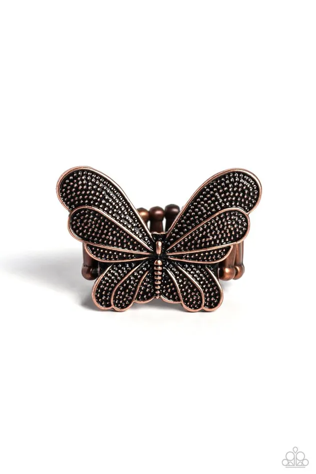 Rings Paparazzi Jewelry Paparazzi Ring Fairy Wings Copper Rings Paparazzi Jewelry Paparazzi Ring Fairy Wings Copper