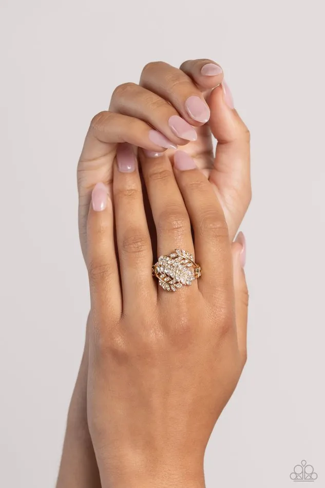 Rings Paparazzi Jewelry Paparazzi Ring LEAF the Way Gold
