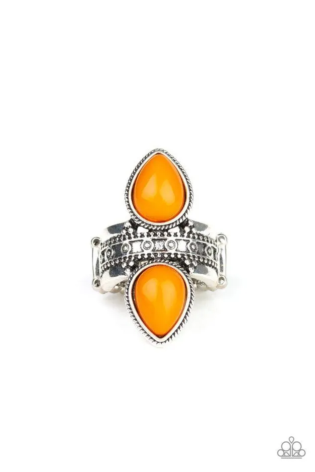 Rings Paparazzi Jewelry Paparazzi Ring New Age Leader Orange